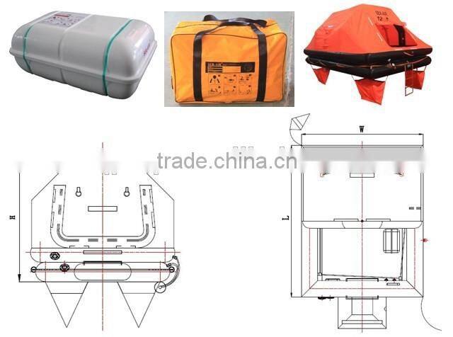 A-type SOLAS Throw-overboard Yacht Infatable Liferaft