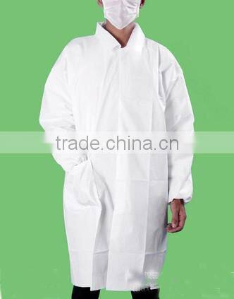 one size non-woven disposable laboratory gown