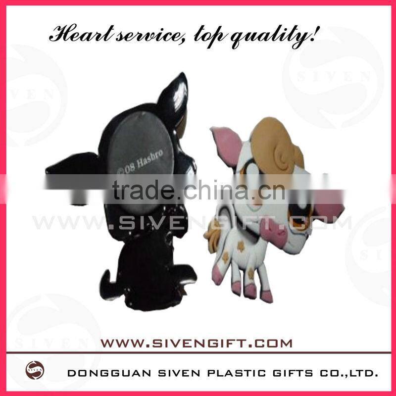 beautiful 3d soft pvc cute fridge magnets