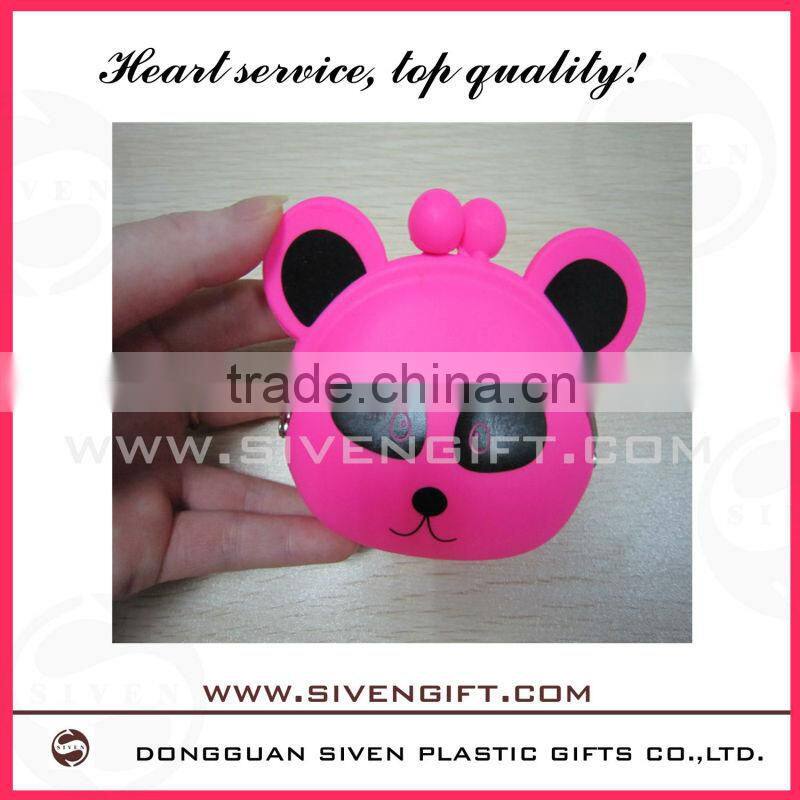 Hot Selling rubber solicone wallet for women new 2014