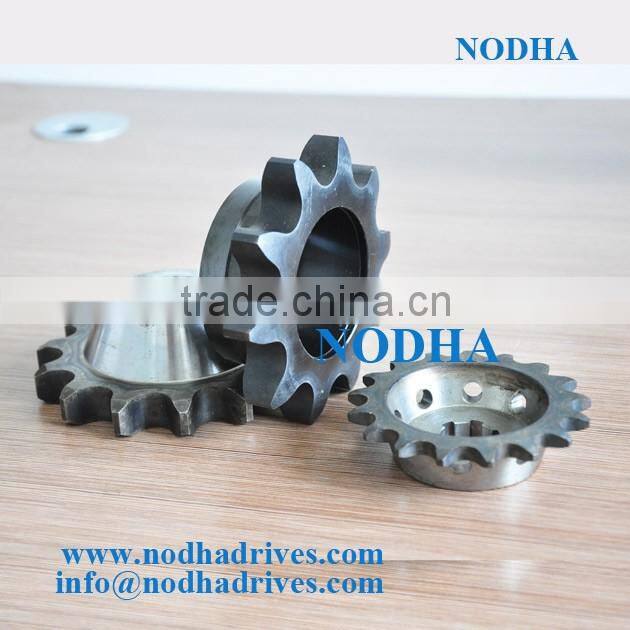 Customized chain sprocket 10B 12B 16B 20B with finished bore hard teeth