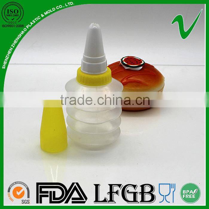 LDPE foldable small plastic squeeze bottles for kids DIY ice cream