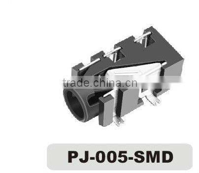 3.5 stereo female phone jack PJ-005-SMD