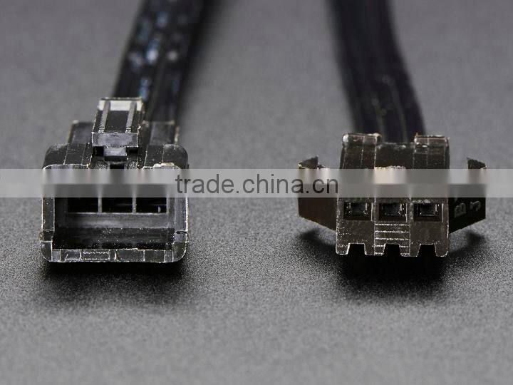 3 Pin JST SM 2.5mm Connector Plug Or Socket Jumper Wire Cable Assembly Black 20cm