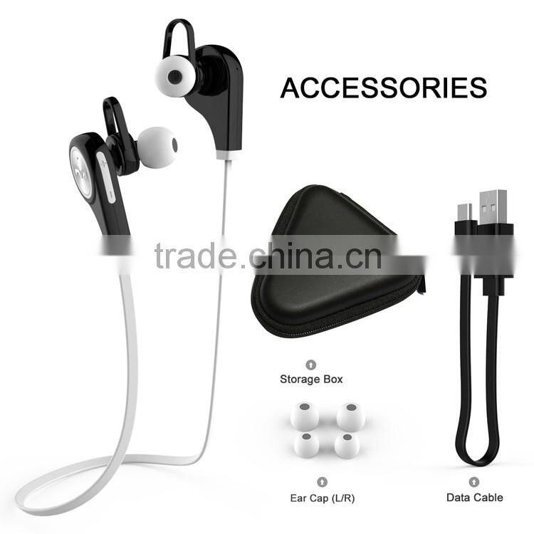 QY9 In-ear Neckband Wireless Bluetooth Earphone Sport for Samsung TV