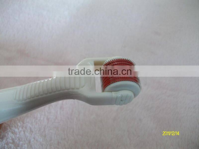 changeable heads titanium LED derma roller,vibarting roller