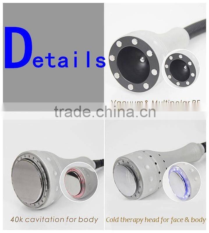multi-functional skin tightening Cavitation Body & face equipment