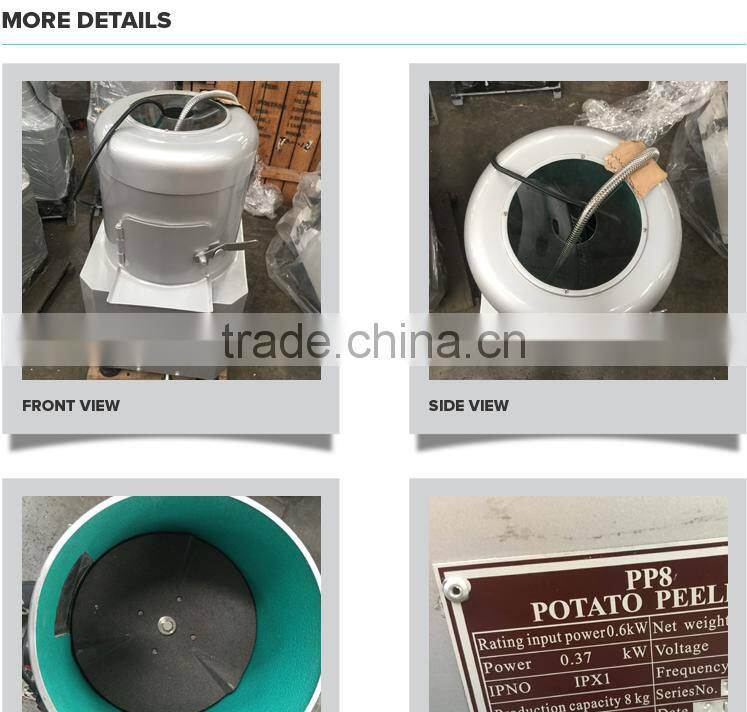 2016 Trade Assurance for Painted Shell Fresh Potato Peeling Machine