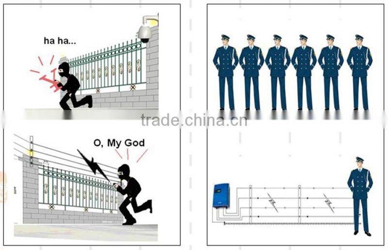 2016 New Powerful 14KV High voltage electricity wire fence system