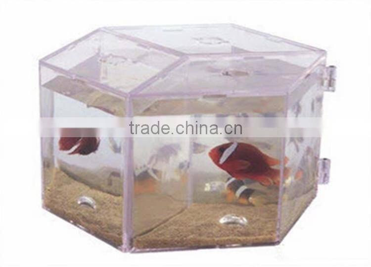 Night Aquarium Fish Tank with LED for Home Office Decoration