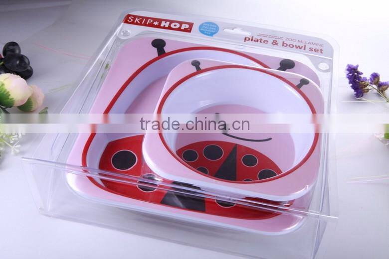 Safety Animal Printed Melamine tableware for Kids
