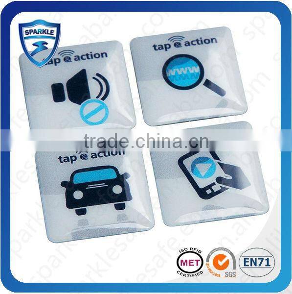 Hot sell printable 13.56mhz passive rfid nfc tag sticker