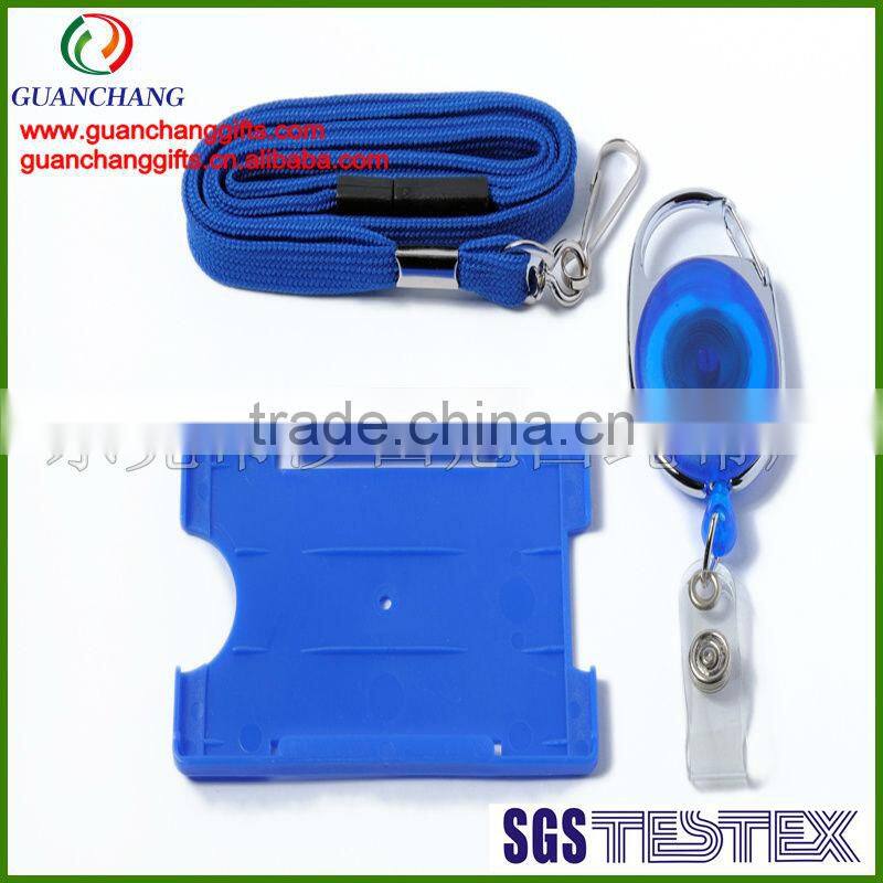 yoyo badge reel id card holder tubular lanyards