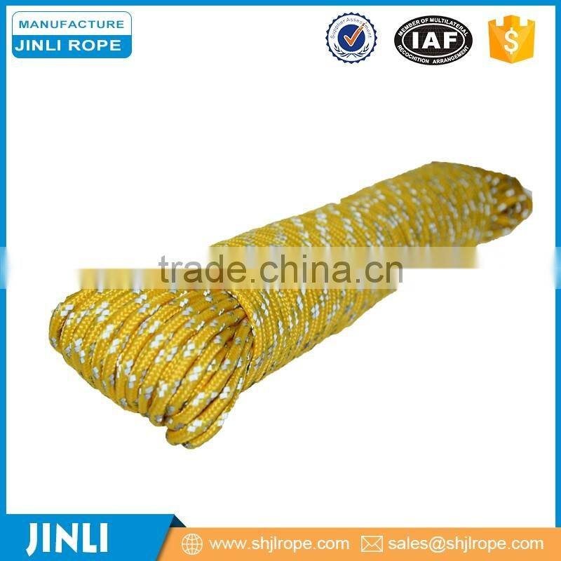 pp braid rope with reflective strips/Reflective Poly Rope