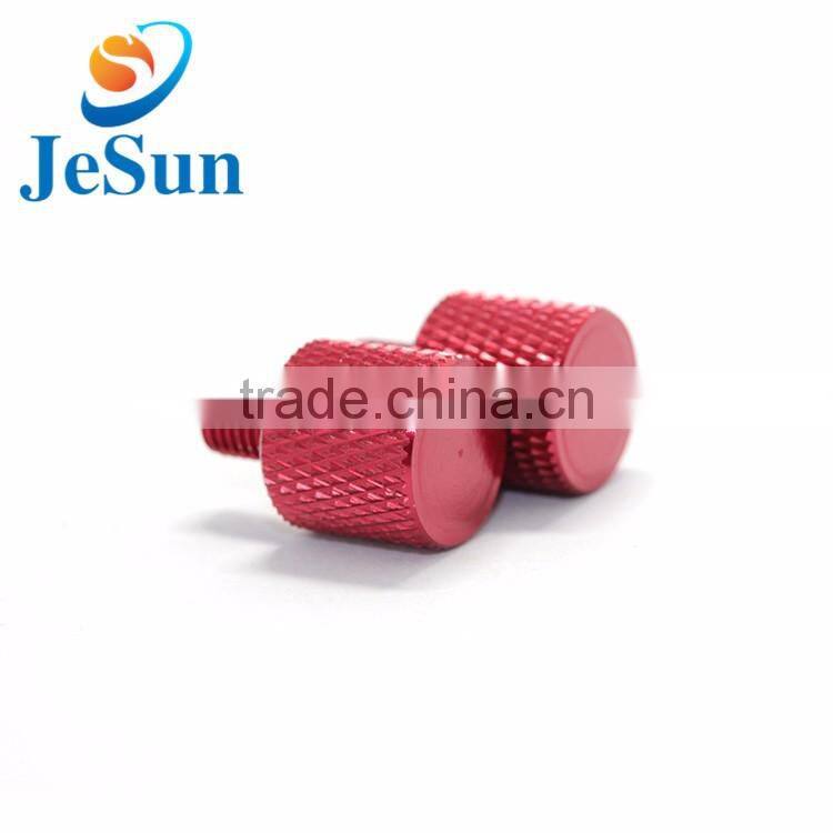 Red anodized thumb screws,aluminum screws