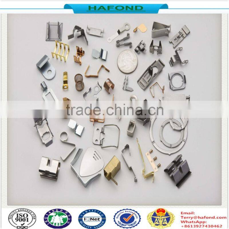 Shenzhen Manufacture Custom Made Electrophoresis Spring Steel Sheet Metal Stamping Parts brass kg per in India