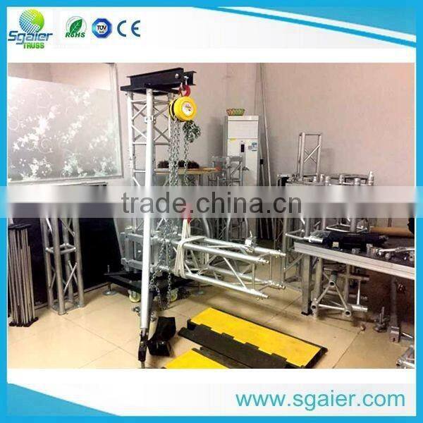 1T/25M stage truss electric chain hoist /lifting truss system for sale