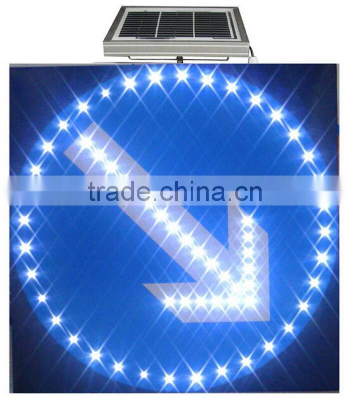 LED new energy control vehicle height solar traffic sign