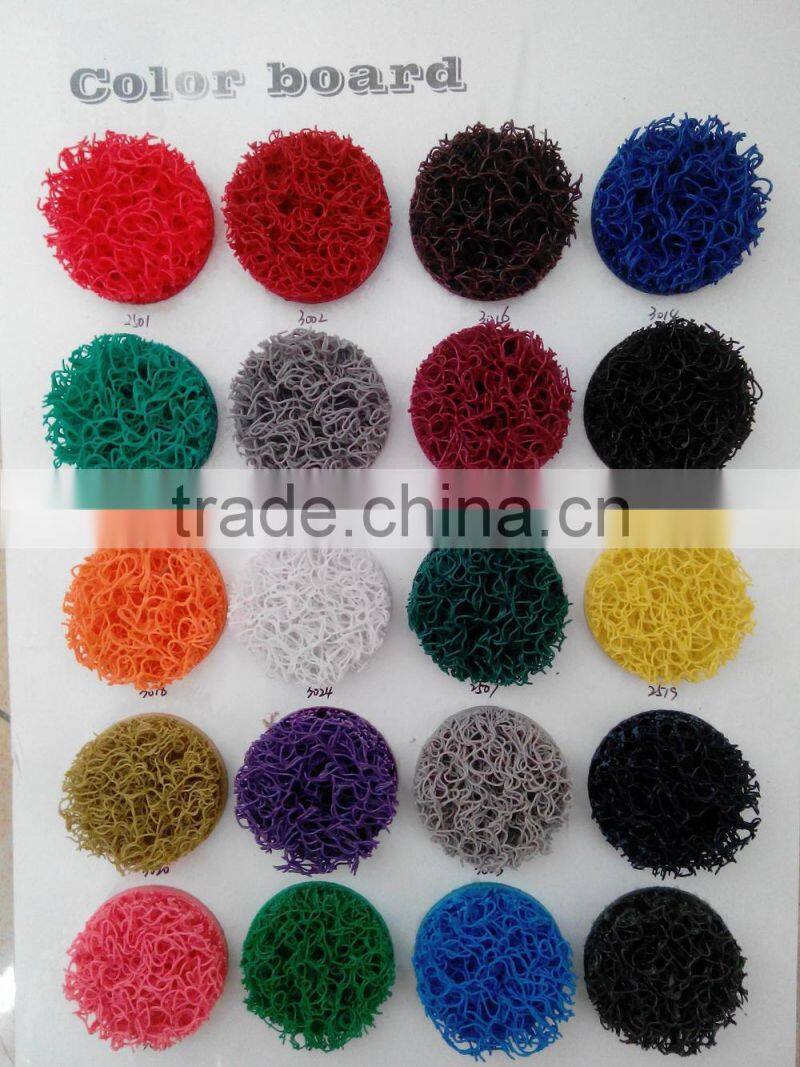 2015 HOT product PVC coil mat /PVC Vinyl coil mat /foam backed carpet