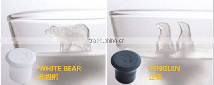 Polar Ice Lovely Penguin and Polar Bear Silicone Ice Cube Tray Molds Cool Summer