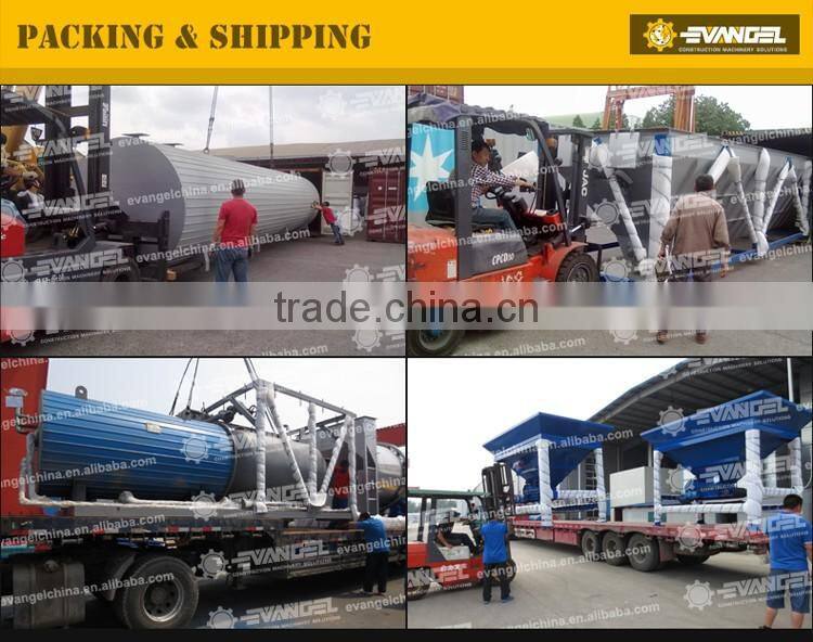 20tph small drum asphalt mixing plant stationary type DHB20 ROADY for sale