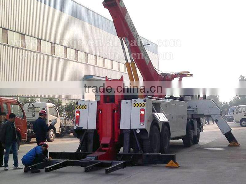 SINOTRUK HOWO 8x4 30Ton flatbed tow truck