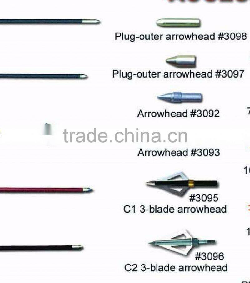 Wholesale Archery Bamboo Arrow With Turkey Feather For Traditional Bow Arrow Hunting