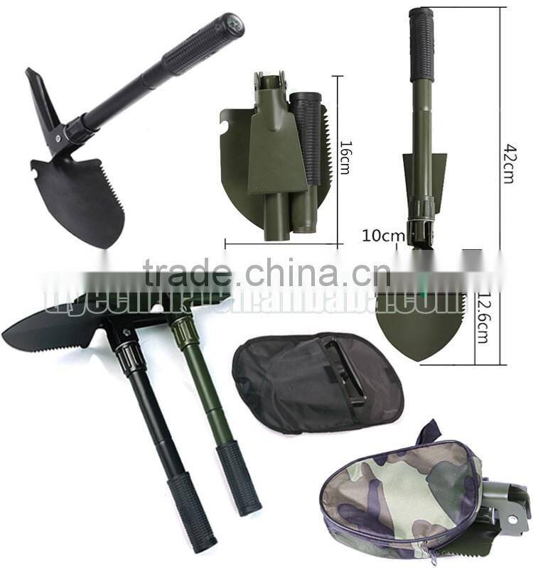 Folding Camping Shovel With Bag Pickaxe For Sale On Alibaba