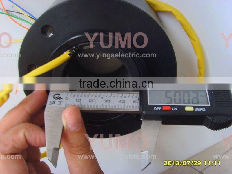 SRH50120-6S 6rings 2a each ring through bore slip ring