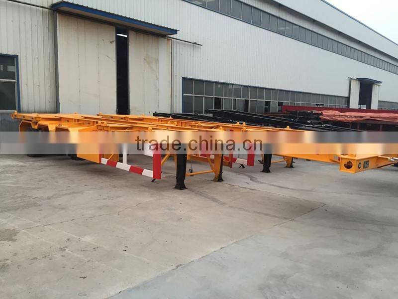Jining Container Trailer Skeleton Truck and Trailer for online shopping