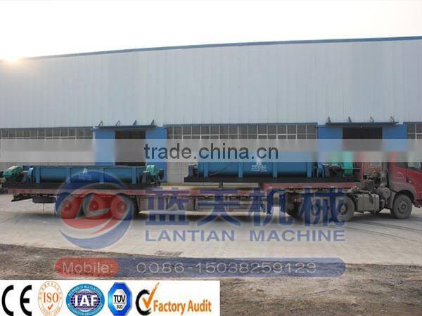 Automatic double-shaft concrete mixer for brick making machine