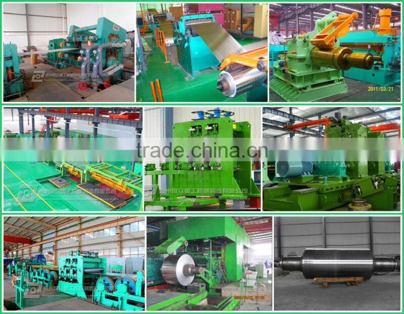 Flying Shearing Line for aluminum strips cutting with continuous high out-put