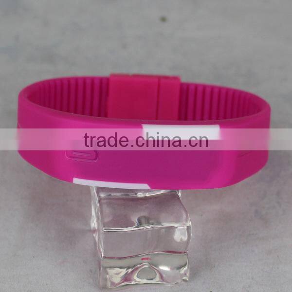 silicone digital watch silicone watch silieone led watch bracelet watch silicone bracelet with digital watch LED watch