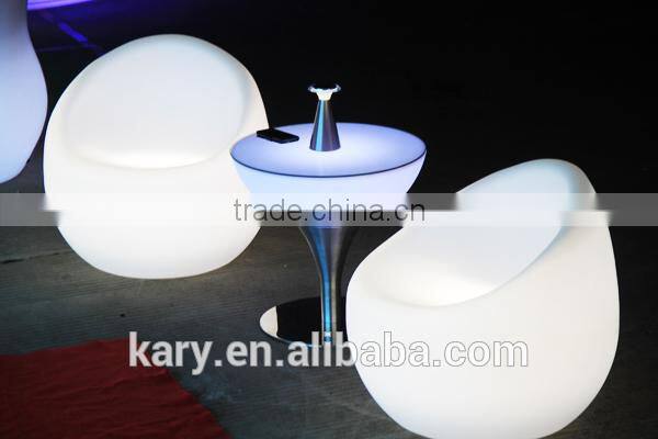 Mutil-Color Waterproof Nightclub Cheap Round LED Light Sofa