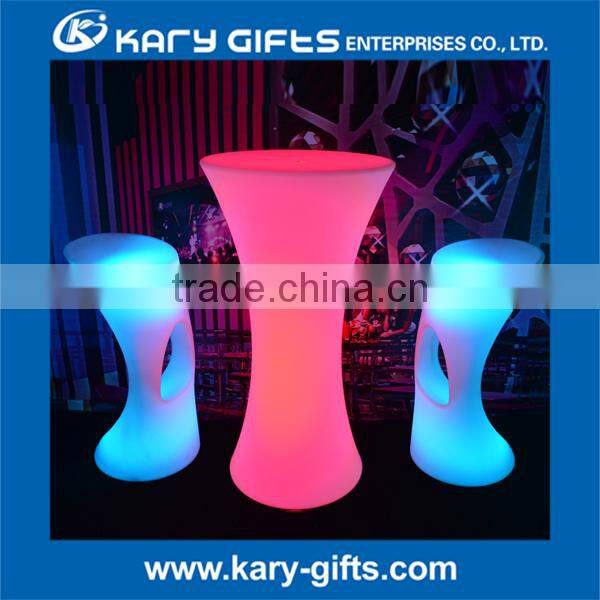 outdoor led illuminated furniture wedding light round table