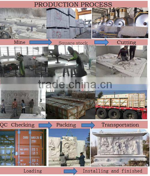 Black granite animal tombstone with new design