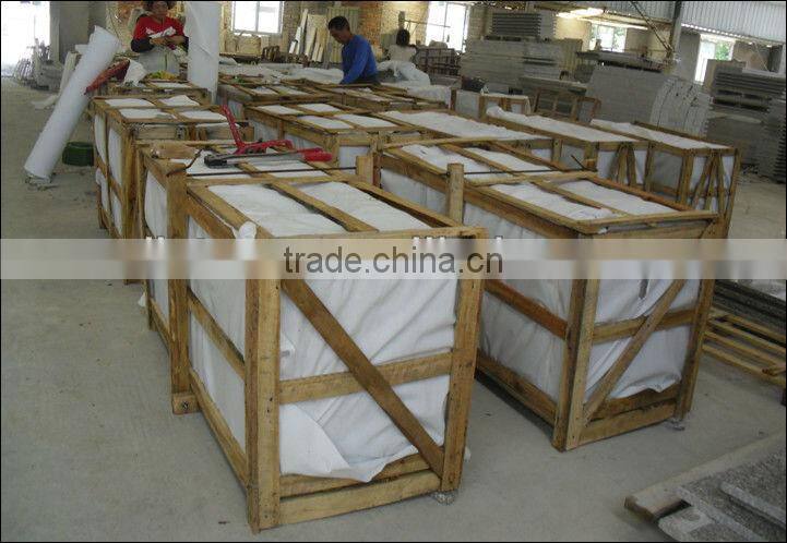 Guangxi White Marble Stairs steps polished low price