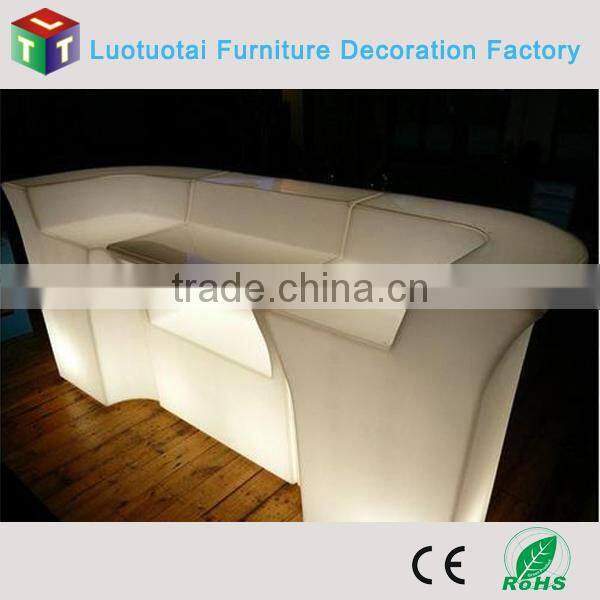 illuminated 3D square multicolor change led seatting cube chair