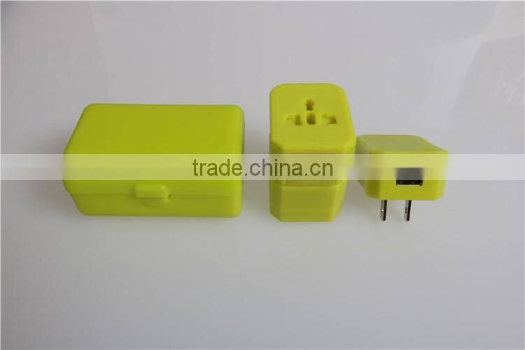Wontravel 100% OEM USB adapter and unviersal USB travel charger with 3A USB port for hotel gift