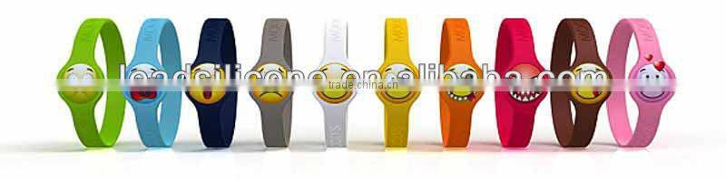 Christmas gift face printing silicone bracelets