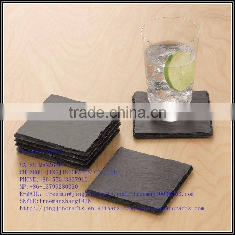 2017 kitchenware food safe slate coaster