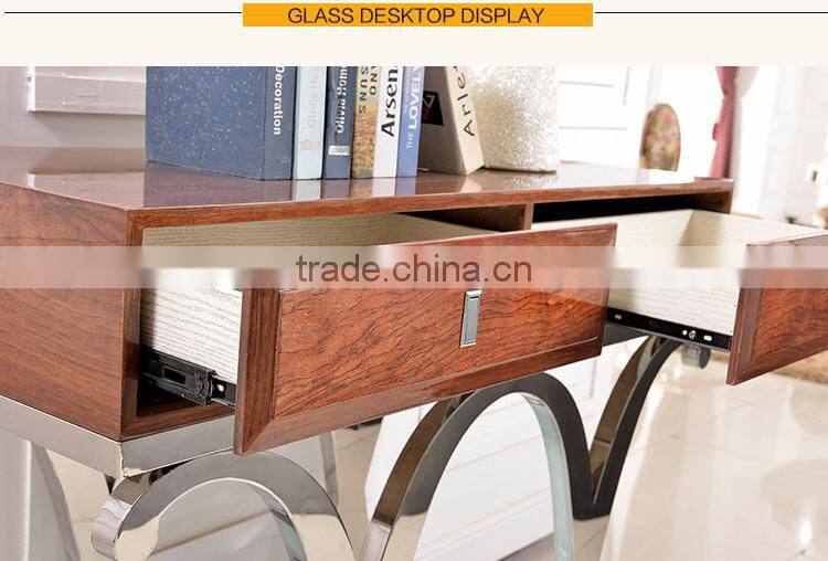 F359 Bedroom Furniture Modern walnut MDF sideboard
