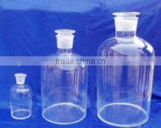 250ml amber narrow mouth glass reagent bottle