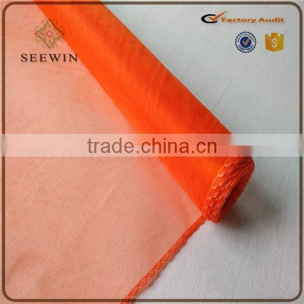 good quality and beautiful color organza roll for decoration packaging
