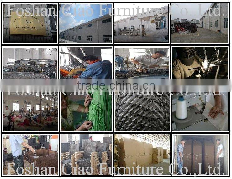 outdoor PE Rattan+ Alu Frame Leisure Colorful Rattan Beach Chair