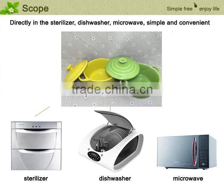 Stocked ceramic Soup pot Milk Pot bakeware bowl with handle