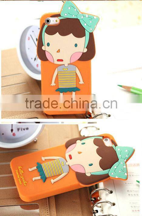 Romane silicone phone case for i-phone 5