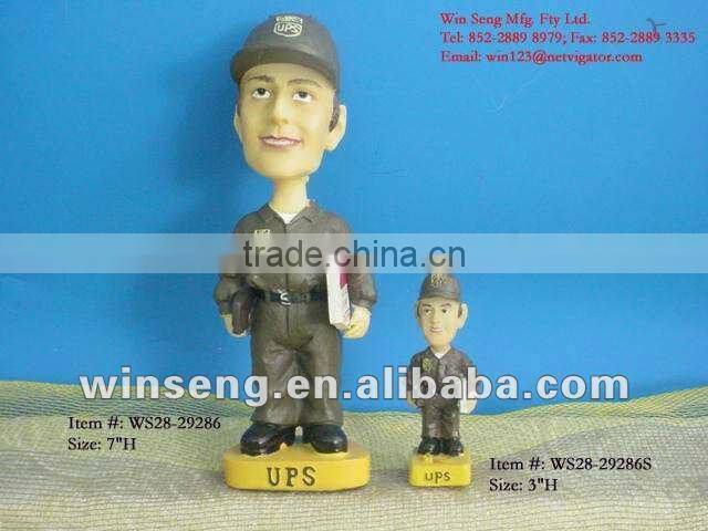 polyresin Man bobble head