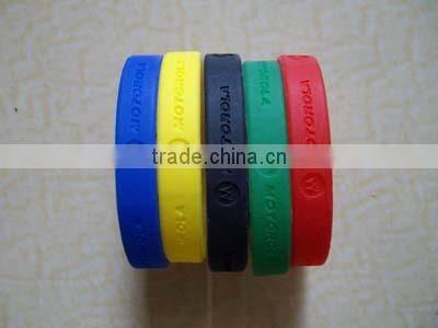 custom skiing silicone wristband
