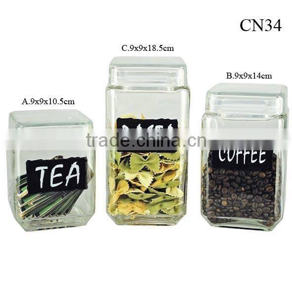 glass mason jar with chalkboard with screw cap